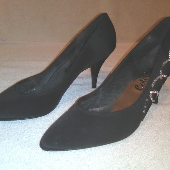 Flex Soles Black With Rhinestones - Picture 7 of 7